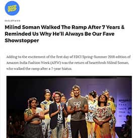 Top Indian Fashion Designer Nida Mahmood featured in ScoopWhoop for DEIVEE